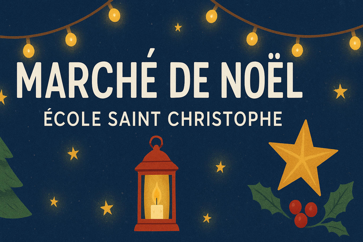 Marché de Noël de l'École Saint-Christophe