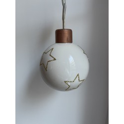 Boule de Noël - blanche