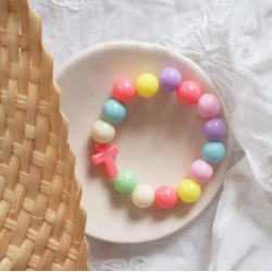 Bracelet croix multicolore