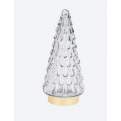 Sapin en verre avec led -...